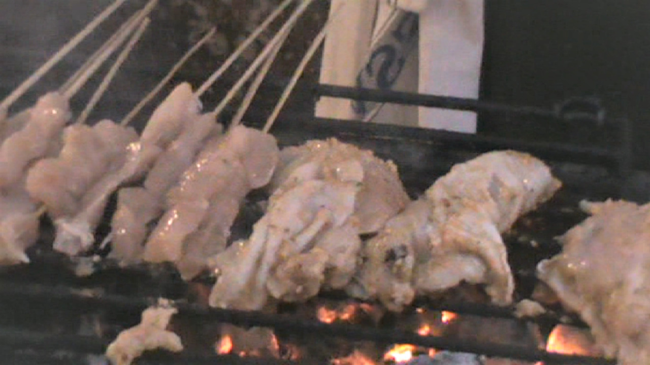 Gulai dan Sate Ayam di Royal Darmo Malioboro Hotel, Yogyakarta.