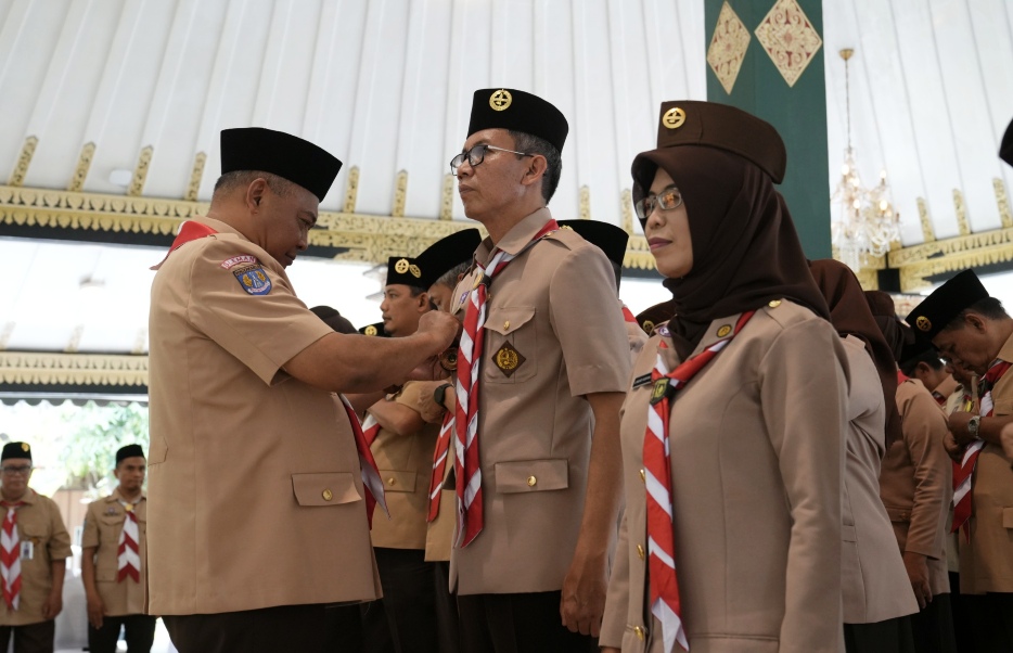 Harda Kiswaya Dilantik Ketua Mabicab Pramuka Sleman, Siap Perkuat Pembinaan Generasi Muda