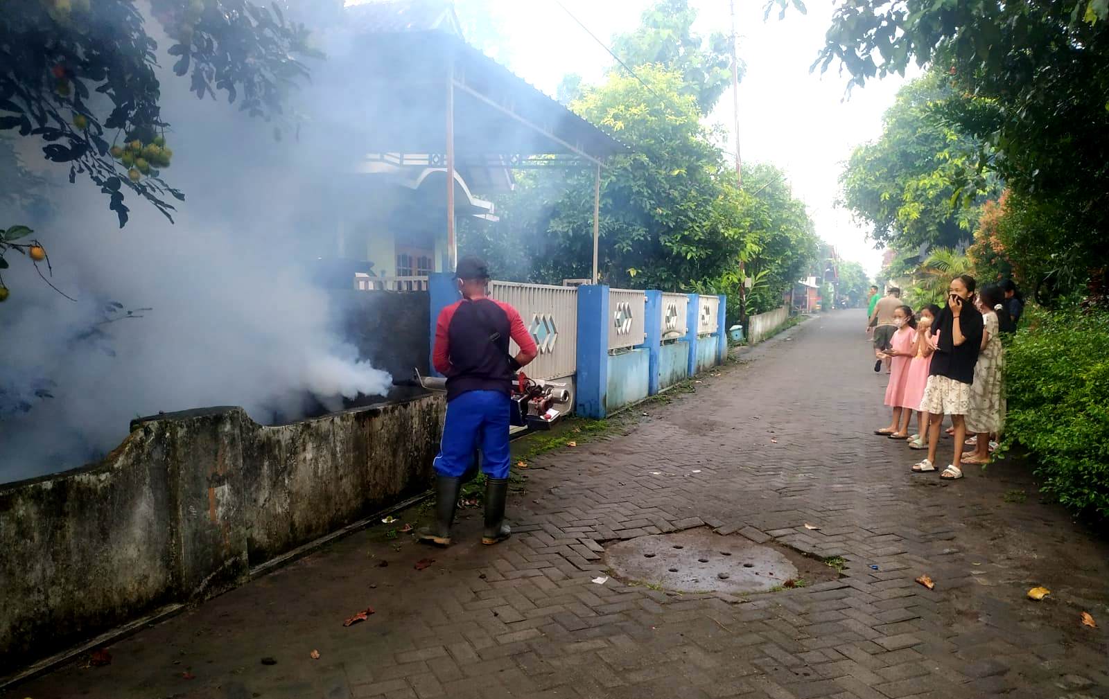 Puskesmas Berbah Lakukan Fogging di Dusun Rejosari dan Jogomangsan