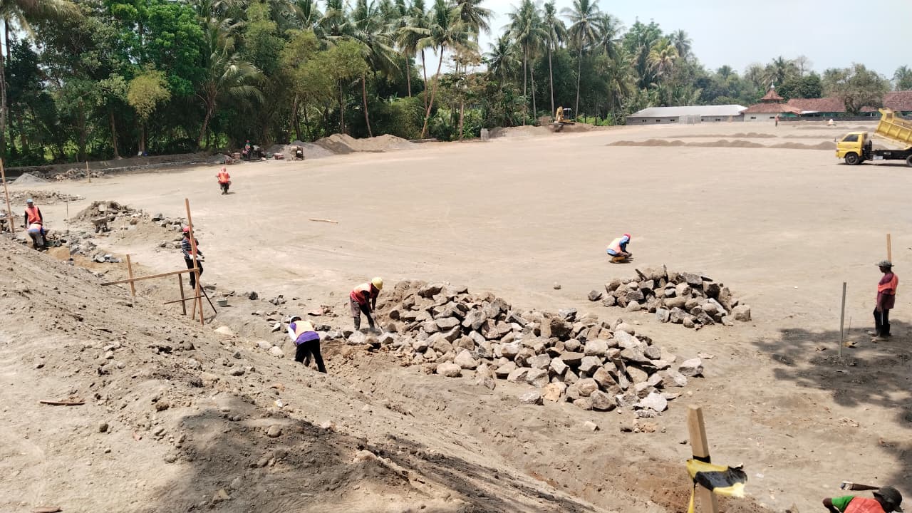 Lumbungrejo Bangun Lapangan Standar FIFA, Anggaran dari Danais Rp 1,2 Miliar