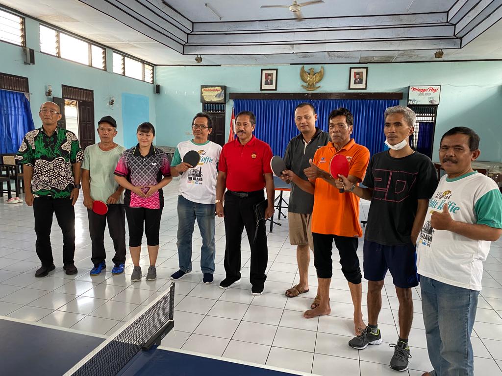 Ketua KONI DIY Prof Djoko Pekik Irianto Pantau Persiapan Tim Porwanas Cabor Tenis Meja PWI DIY