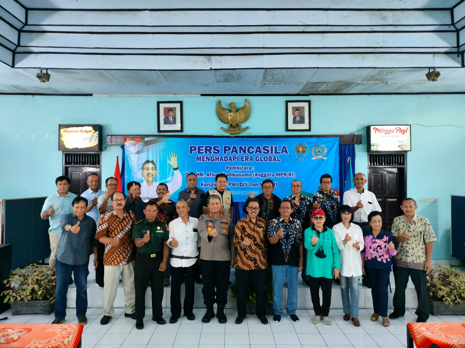 Refleksi HPN 2023 PWI DIY, Afnan Hadikusumo: Ruh Pers Pancasila Berpegang Pada Kebenaran dan Bertang