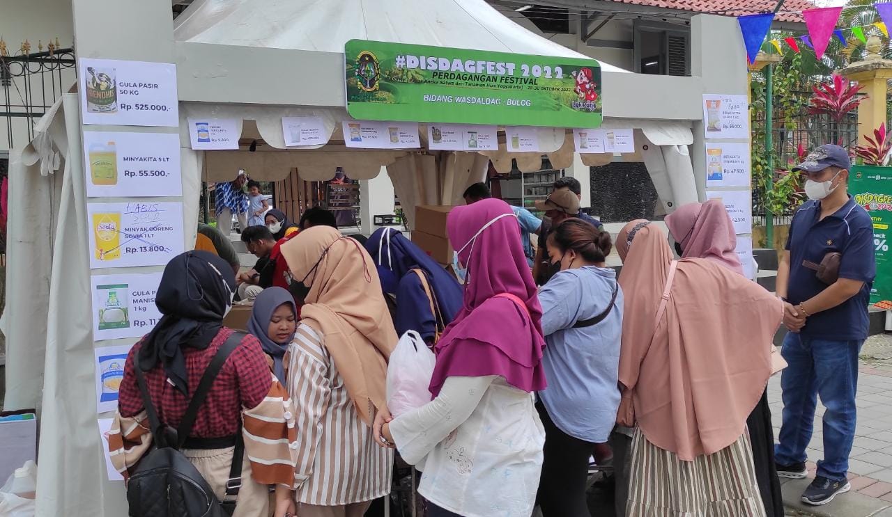 Bulog  Yogyakarta Hadir Stabilkan Harga di Festival Perdagangan Tahun 2022  