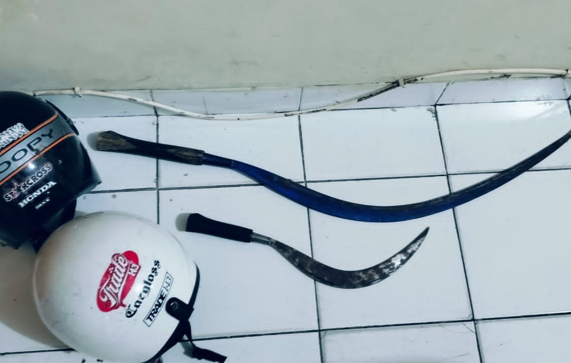 Bonceng Tiga Acungkan Clurit, Polisi Amankan Sepeda Motor di Jetis Bantul