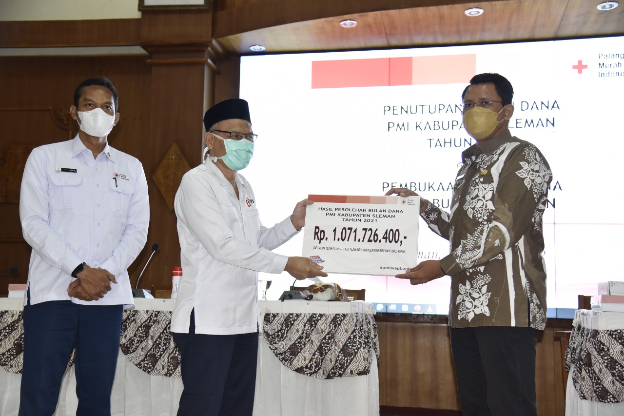 PMI Sleman Kumpulkan Dana Rp 1 Milyar Lebih