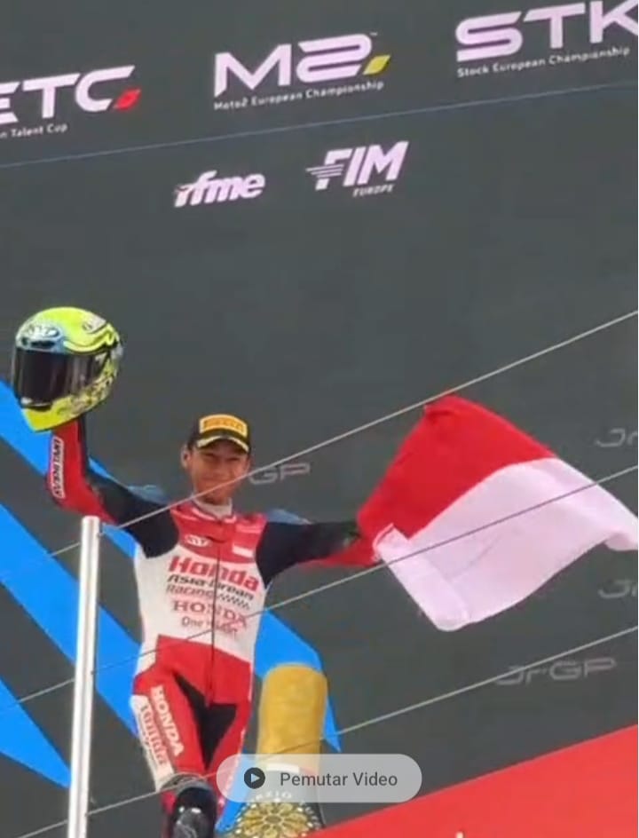 Kiandra Ramadhipa, Pembalap Asal Sleman bangkit dari Posisi Start 24 Jadi Juara ETC  Catalunya 2025