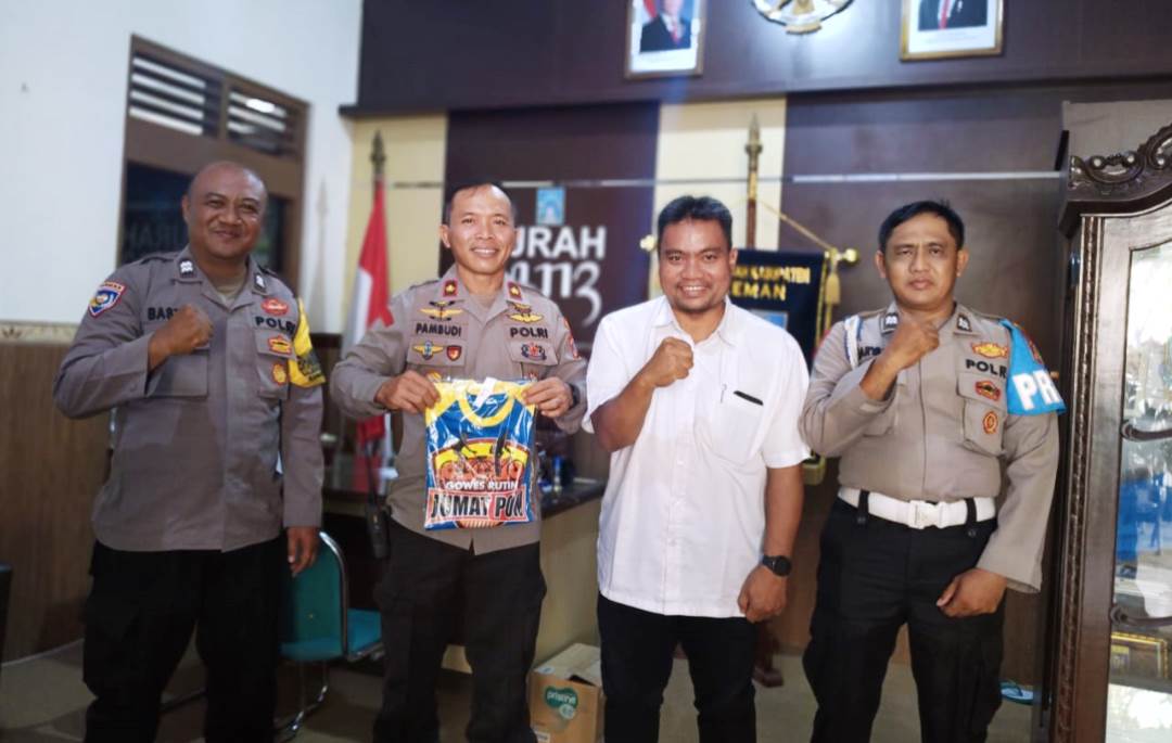 Gak Cuma Ngantor, Kapolsek Depok Timur Siap Blusukan dan Gowes Tiap Jumat Pon