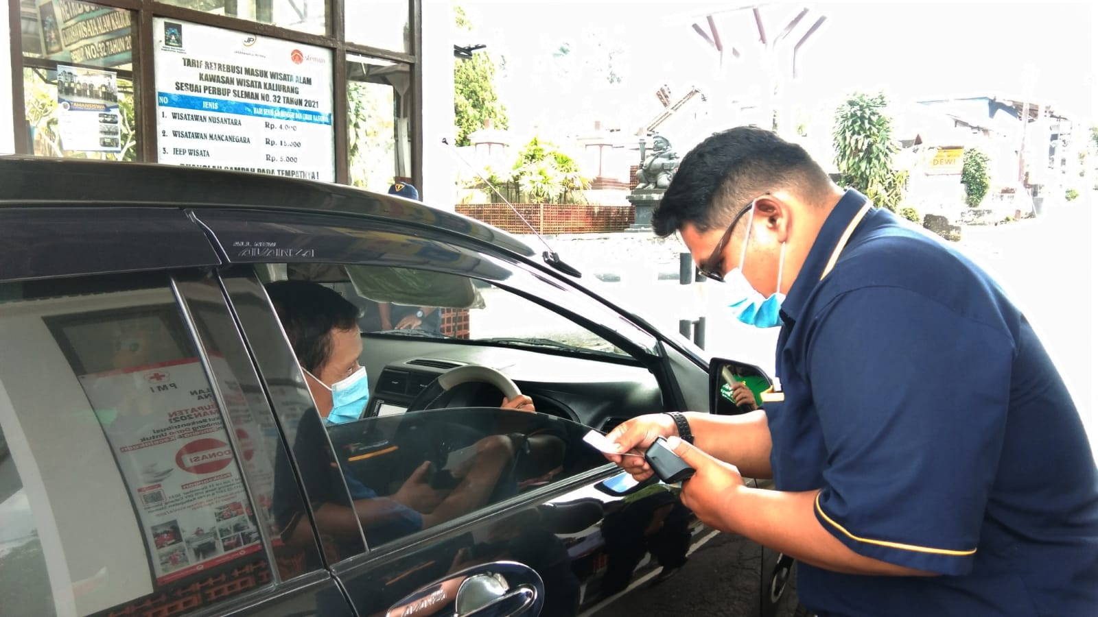 Tingkatkan Kenyamanan Pengunjung, Dispar Sleman Gunakan Alat Transaksi Cegah Antrian 