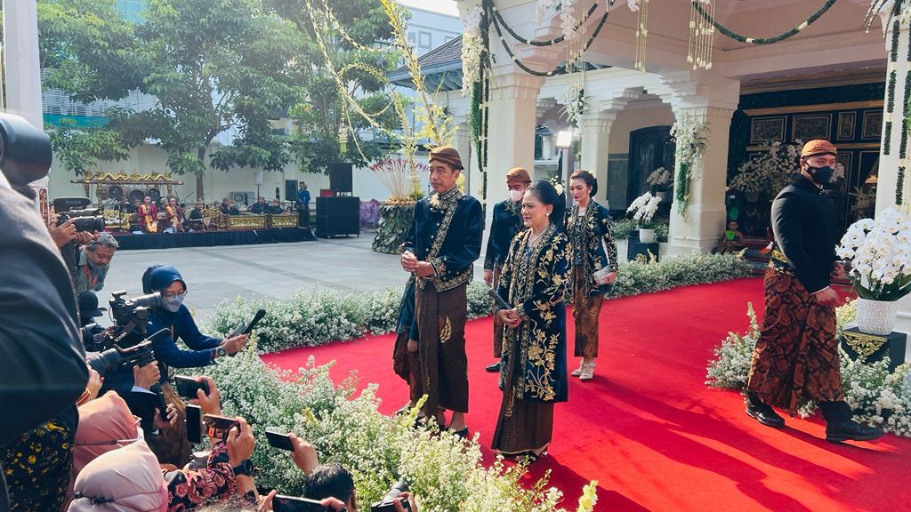 Jokowi Gelar Acara Ngunduh Mantu Kaesang-Erina di Loji Gandrung Surakarta