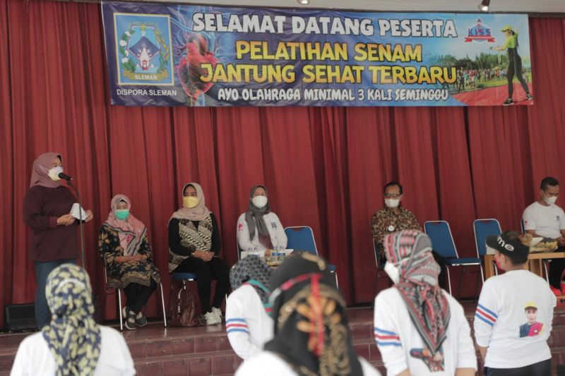   Sleman Sosialisasi Senam Jantung Sehat Versi Terbaru
