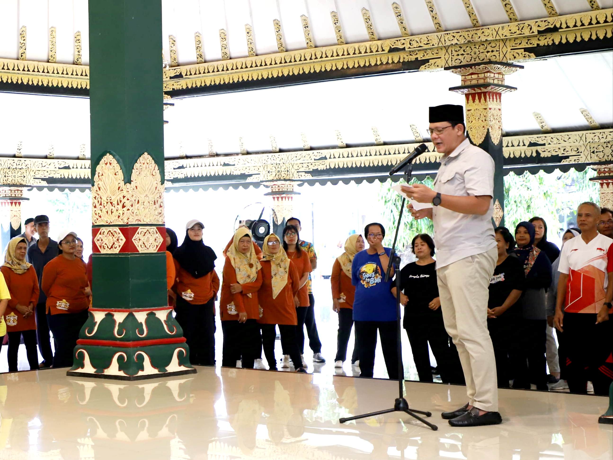 Wabup Danang Buka Pelatihan Kelompok Masyarakat, Dukung Tingkatkan Taraf Kesehatan Sleman