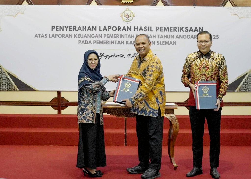 Sleman Raih Opini WTP ke-15 Berturut-turut, BPK Apresiasi Tata Kelola Keuangan Daerah