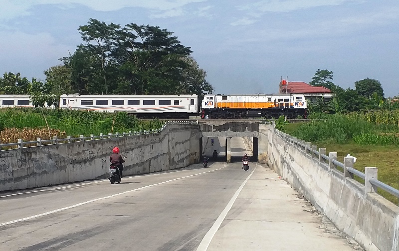 Bowo Pristiyanto Sedang Proses Optimalisasi Underpass Kemiri III