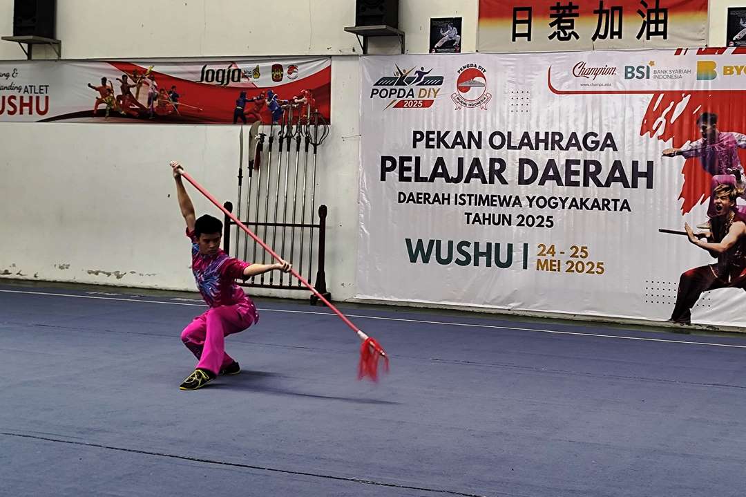 Sleman dan Kota Yogyakarta Bersaing Ketat di POPDA Cabor Wushu 2025